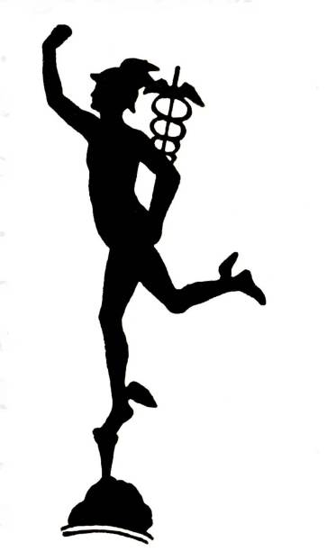30+ Silhouette Of Hermes Stock Photos, Pictures & Royalty-Free
