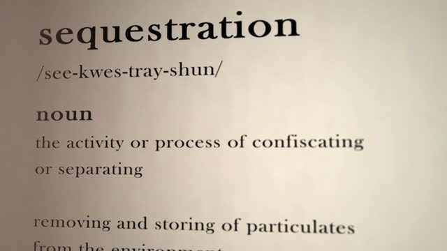 Sequestration Definition