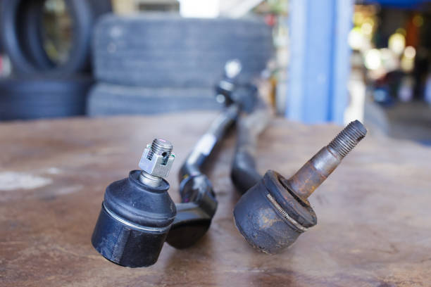istock Old vs new ball joint.Relay Rod link suspension system 1360287557
