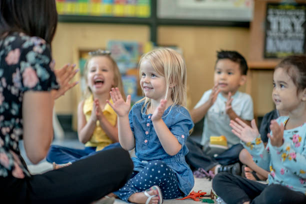 istock Group of Preschool Students in Class 1360291962
