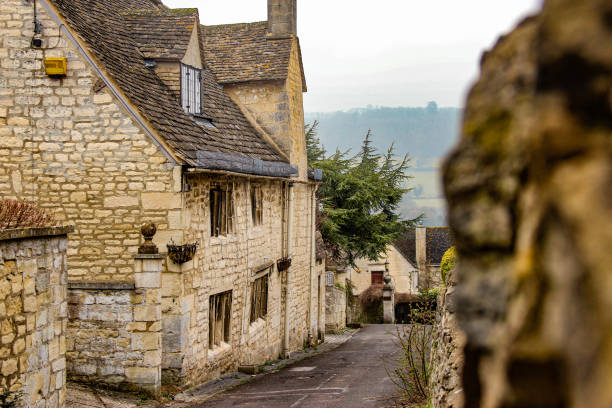 istock Houses and roads in Cotswold 1360304306