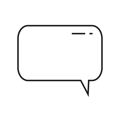 Rectangle Dialogue Frame Soft Outline Element Message Window ...