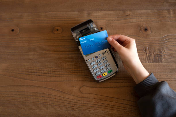 spending money with credit card on pos