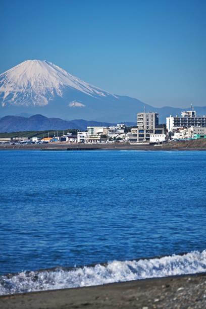 istock Mount Fuji to watch from Chigasaki 1360313739