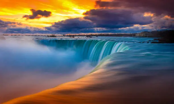 Winter Sunrise At Niagara's Magnificent Horseshoe Falls
