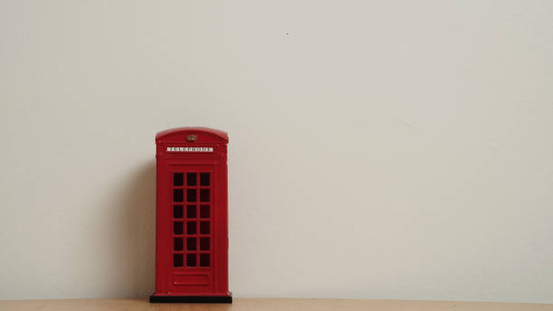 istock Iconic Red London Telephone Box 1360322254