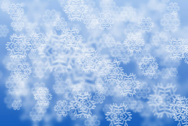 istock Digitally created abstract  Christmas snowflakes background 1360323243