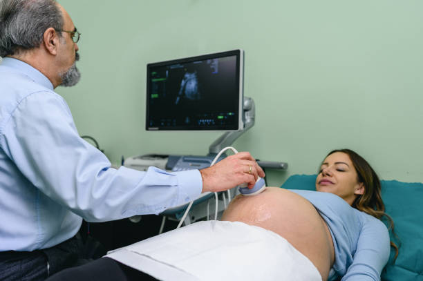 istock Ultrasound on pregnant woman 1360331397