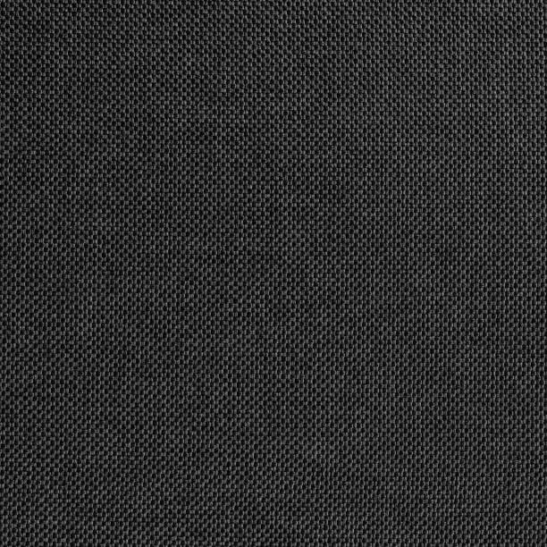 istock Black grey fabric texture for background and design art work with seamless pattern of natural textile. 1360333712