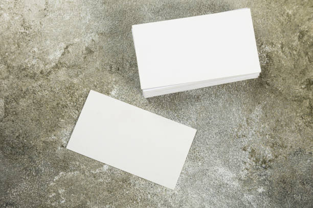 istock stack of business cards blank mockup on grunge background mocap for design 1360338530