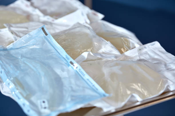 istock Silicone breast implant on the hospital table 1360347913