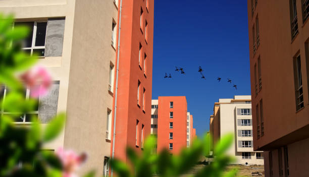 istock Residential apartment buildings 1360350826