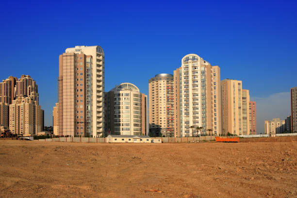 Construction site and buildings in Istanbul
