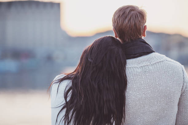 istock Loving couple on a date 1360351277