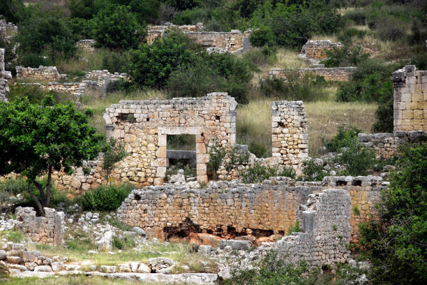 istock Old ruins of ancient Roman civilization 1360352165
