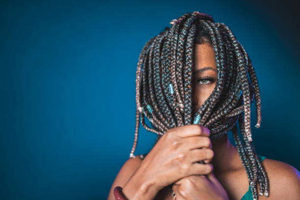 Woman, Hide, Face, hair, Studio