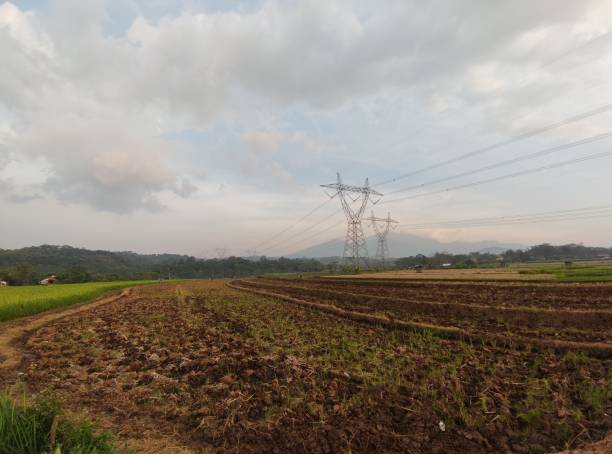 istock panorama of agrarian rice fields landscape in the village of Central Java, like a terraced rice fields ubud Bali Indonesia 1360367257