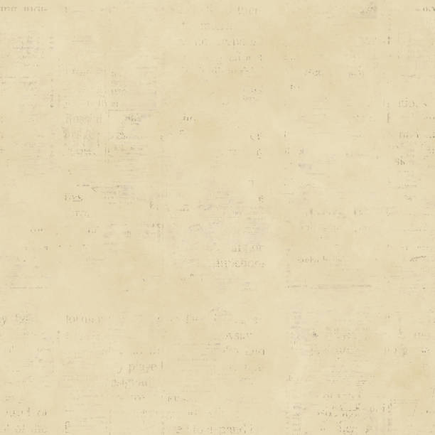 istock Newspaper seamless pattern with old vintage paper texture background 1360368951