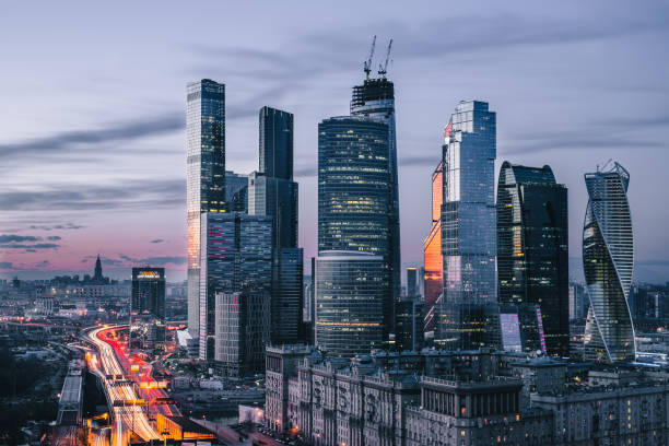 istock Moscow business center 1360371081