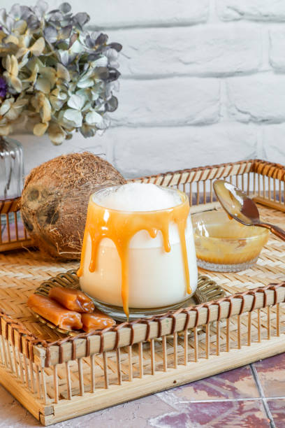 Docinho de Cocada na Taça: Leite Condensado Cremoso - receita deliciosa profissional - passo 2