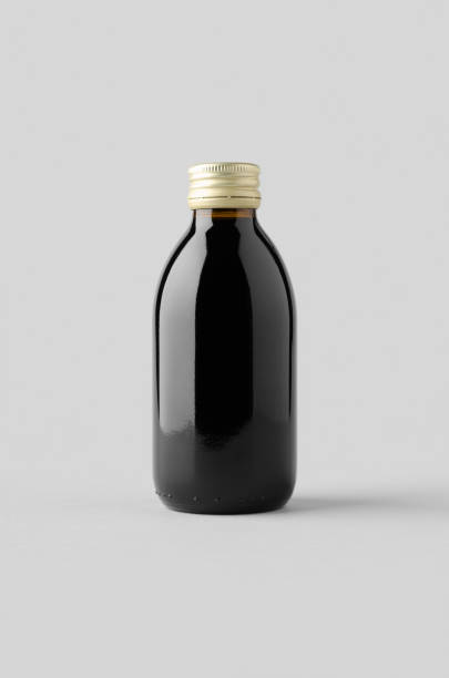 istock Cold brew coffee glass bottle mockup. 1360380585
