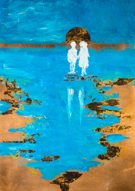 istock A couple in love in the blue lagoon at sunset 1360381638