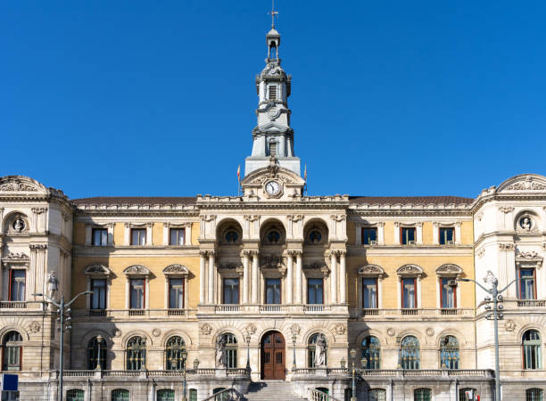 istock Facade of Bilbao city hall 1360385668