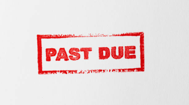 Past Due Past due red grunge stamp. past due stock pictures, royalty-free photos & images