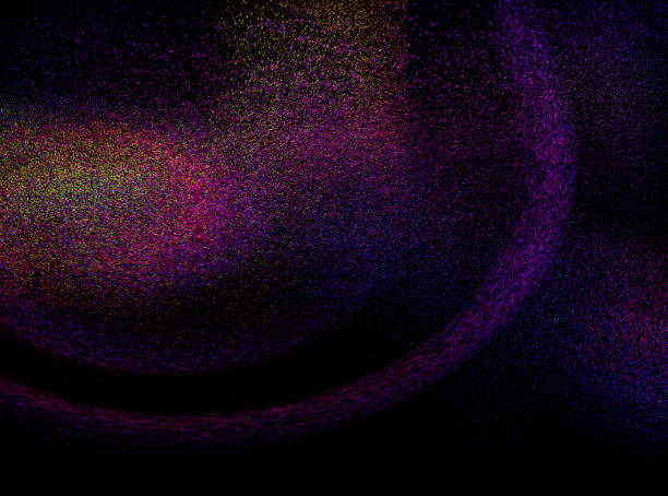 istock purple fine particles on a dark background 1360392850