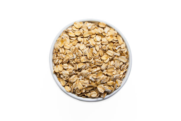 istock Oats in a bowl from above 1360396396