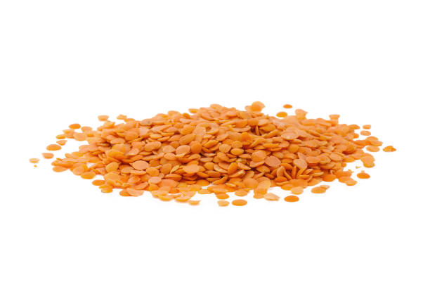 istock Pile of red lentils 1360396449