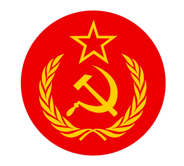 stockillustraties, clipart, cartoons en iconen met union of soviet socialist republics - communism