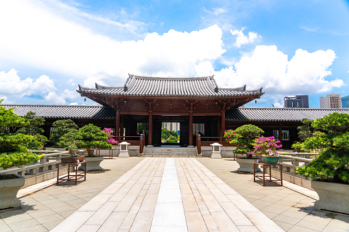 Chi Lin Nunnery of Nan Lian Garden situated at Diamond hill, Hong Kong, China