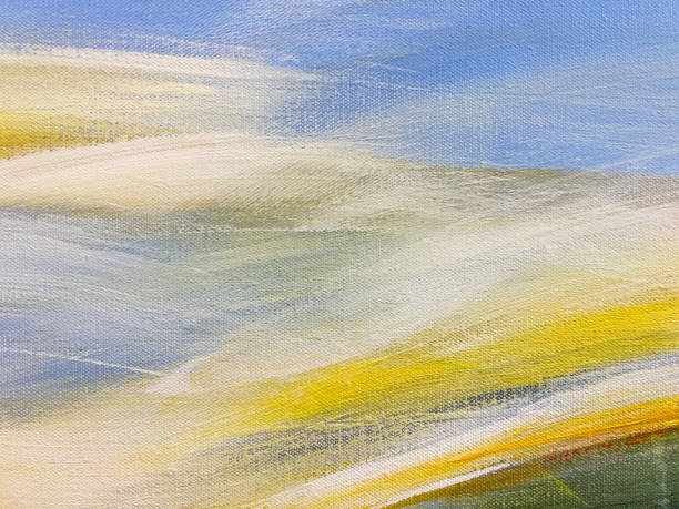 istock Abstract Modern Painting Textured Background 1360400495