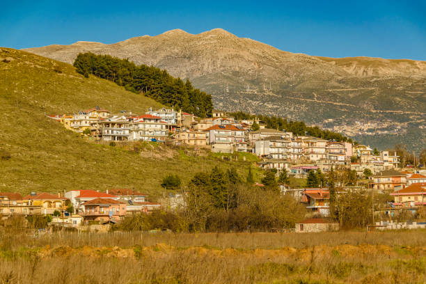 istock Small Town Landscape, Peloponesse, Greece 1360408811