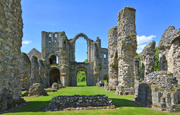 The old ruins of a 13th Century Benedictine priory in Norfolk, England.