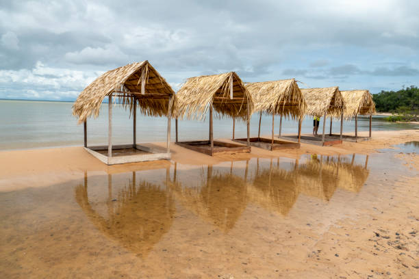 istock Reflections in water. Landscape in the Tapajos River, Brazilian Amazon. 1360412607