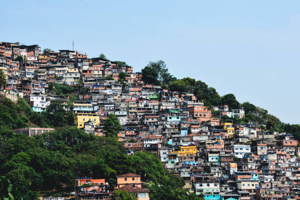 Favela in Rio stock photo