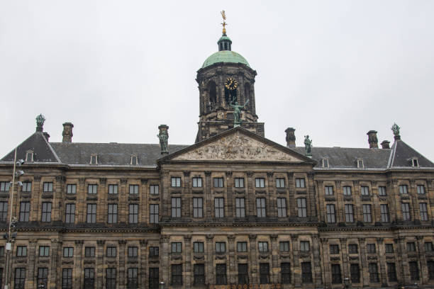 istock Amsterdam Central Station in Holland 1360416551