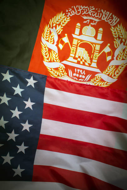 istock Usa and Afghanistan flags 1360462541