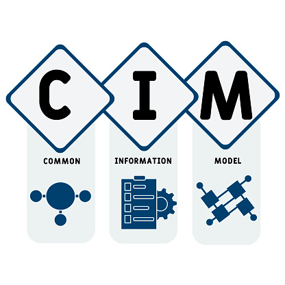 Cim Development Cim Common Information Model Acronym Stock Illustration - Download ...