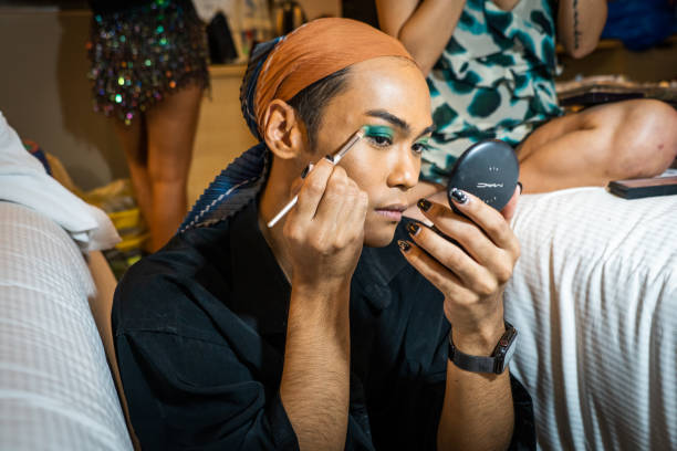 Thai Drag Performers Get Ready Behind The Scenes