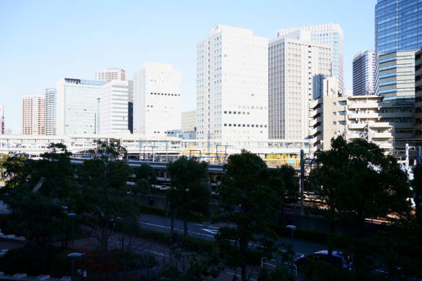 istock Osaki Station and office buildings 1360467411
