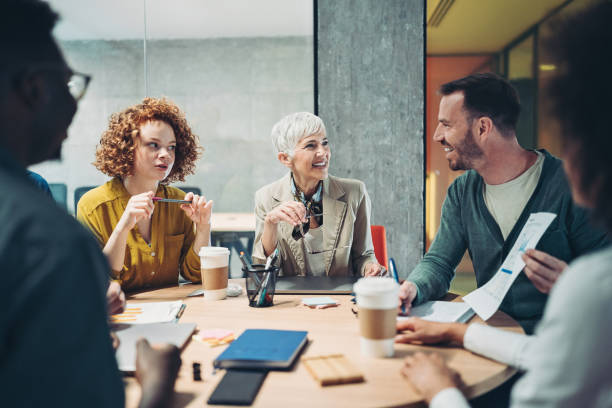 istock Business team analyzing the financial results 1360480054