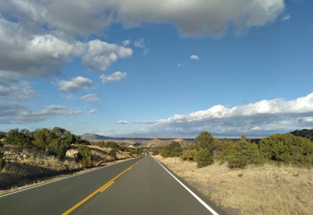 istock Driving to Madrid, New Mexico 1360480507