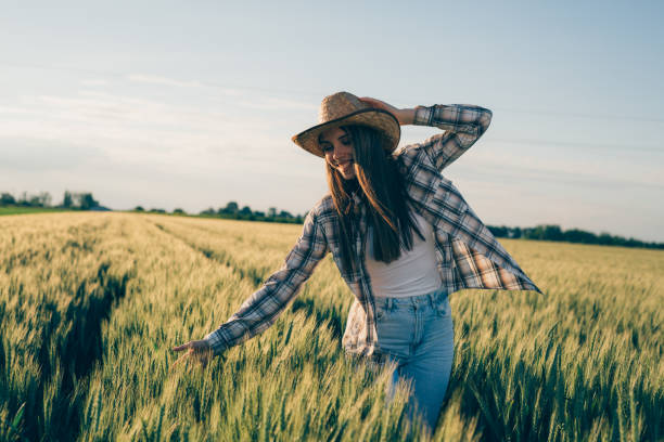 istock woman farmer outdoor 1360481711