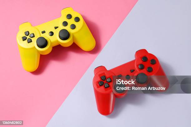 Game Control Stock Photo - Download Image Now - Red, Computer, Game Controller