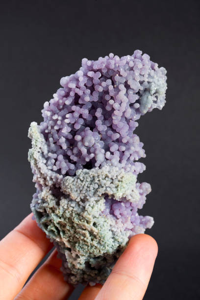 istock grape agate mineral specimen stone rock geology gem crystal 1360488498