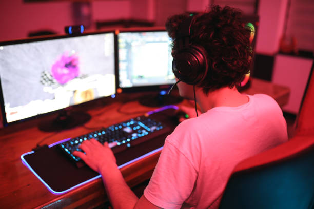 istock Teenager Gamer , Generation Y, Online Game , Broadcasting 1360490171
