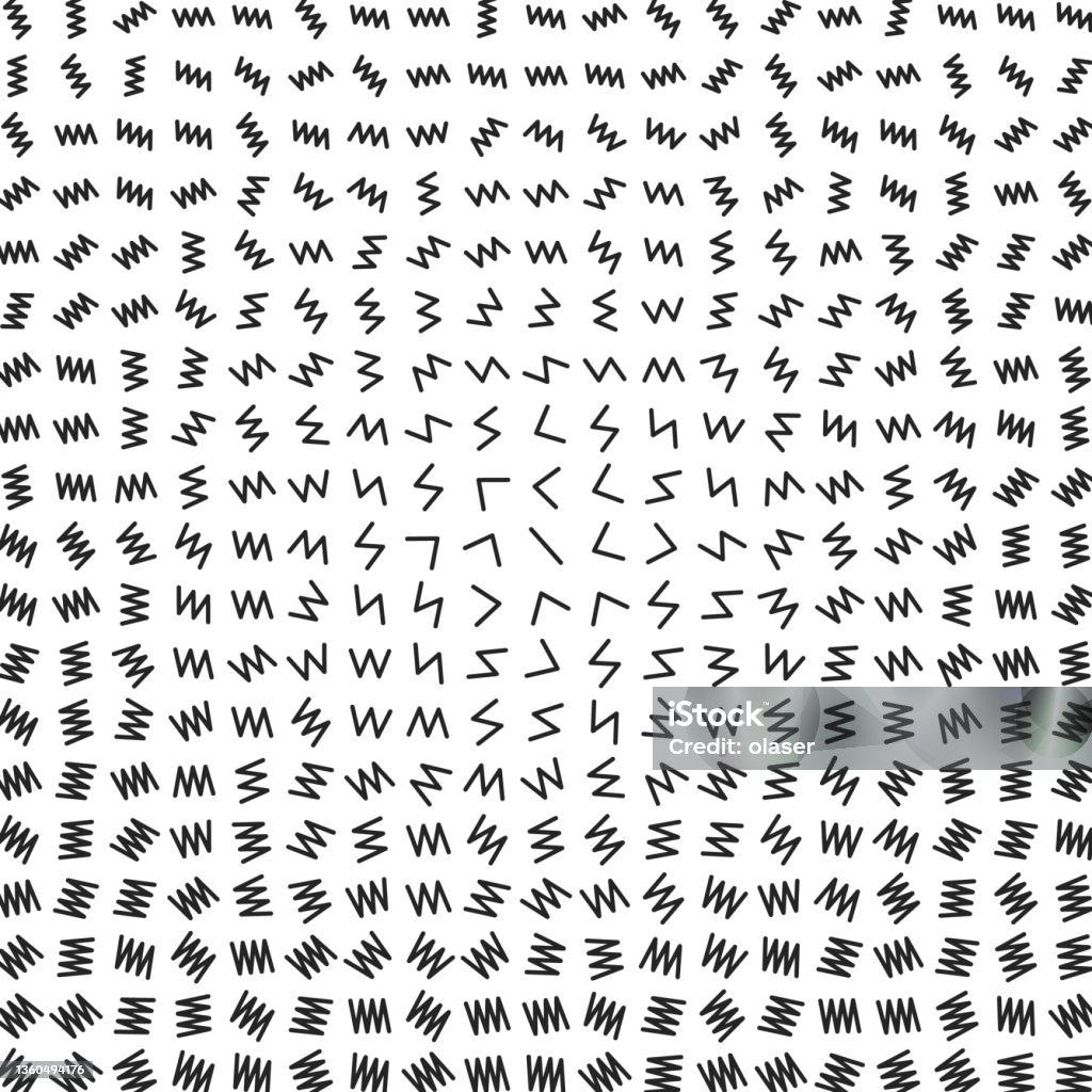 Mysterious Pattern Example Mysterious Line Pattern Stock Illustration - Download Image Now ...